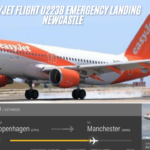 easyjet flight u2238 emergency landing newcastle