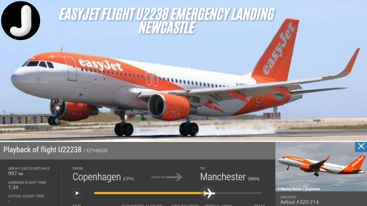 easyjet flight u2238 emergency landing newcastle